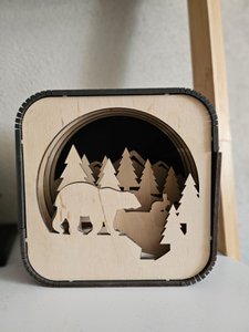 Nachtlicht Bär im Wald