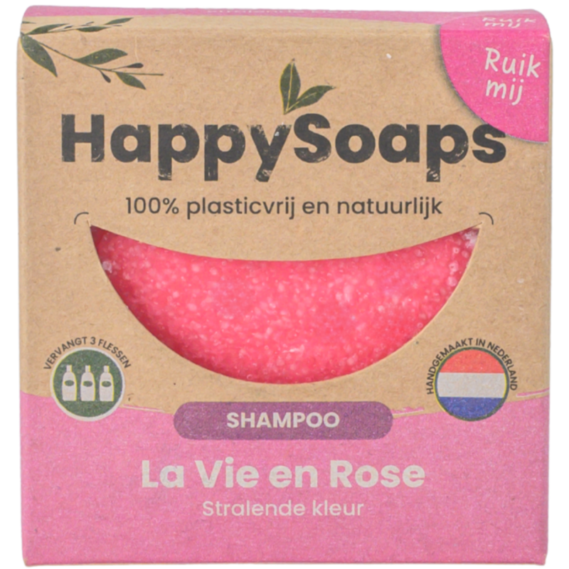 Shampoo Bar - La Vie en Rose - Strålende farve