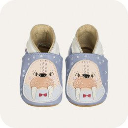 Extra flexible leather slippers Morse