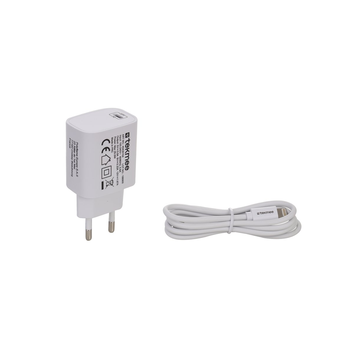 Schwarzes Ladegerät 3 Meter TYPE-C / USB