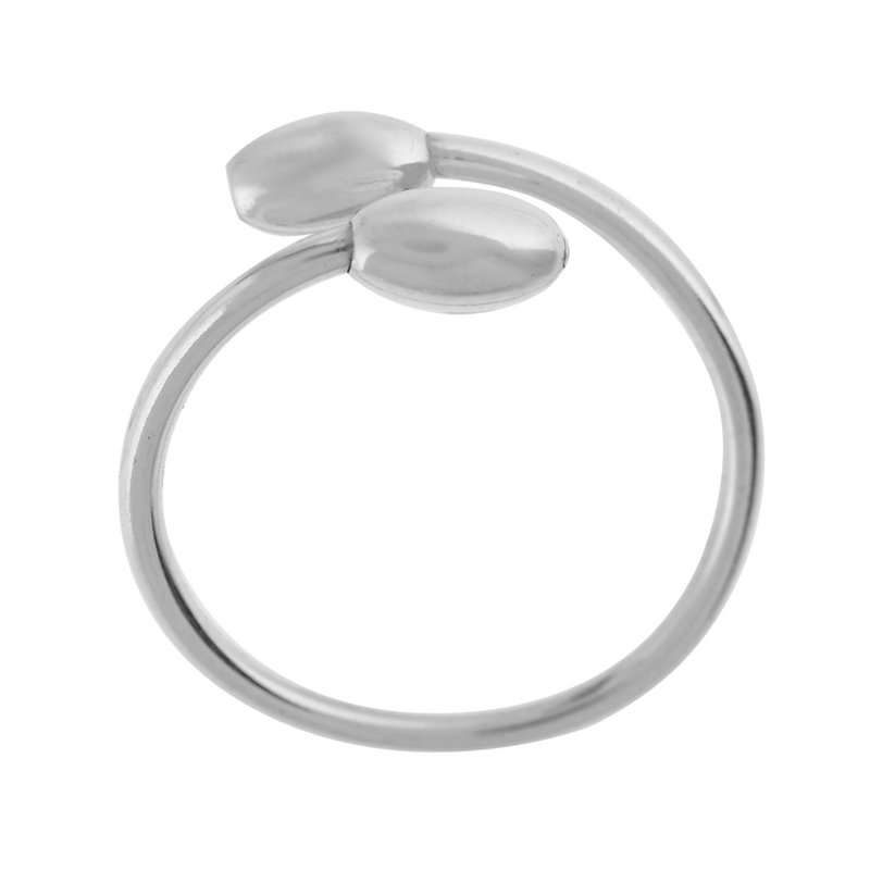 Silberring „Single Silver“ „Oliva“ aus 925er Silber