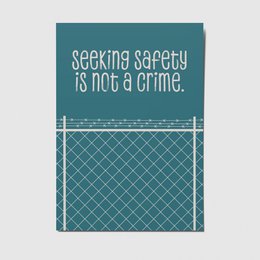 seeking safety - A6 Postkarte