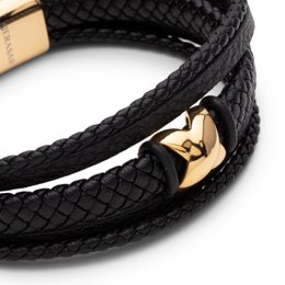 Læderarmbånd "Flake"