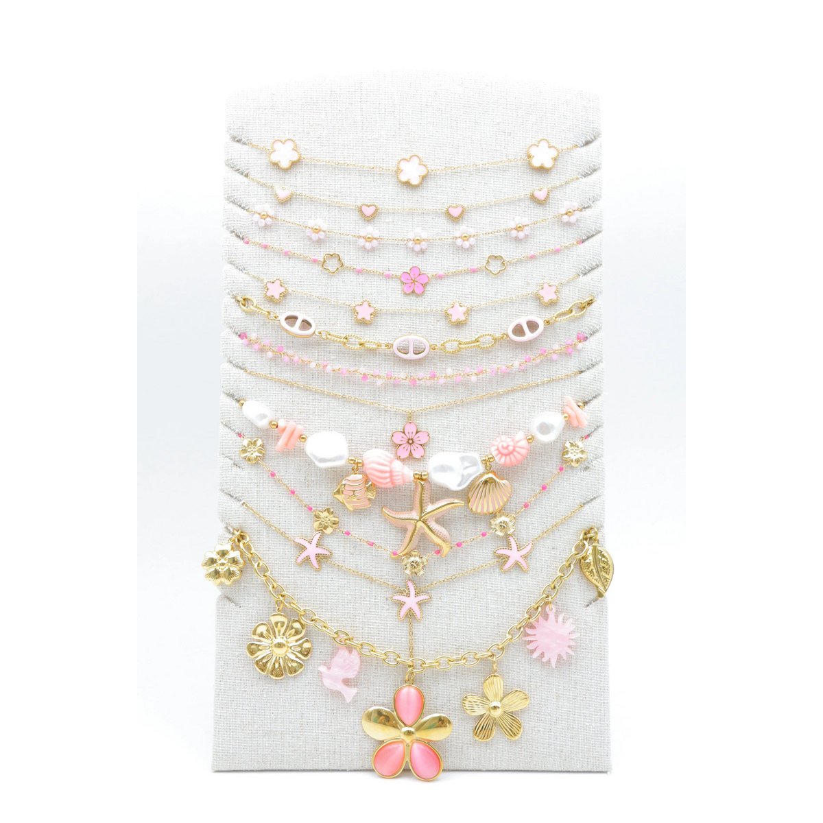 Viel Schmuck mit Display