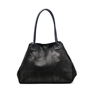 Sac cuir LOLA - Black - Made in Italy