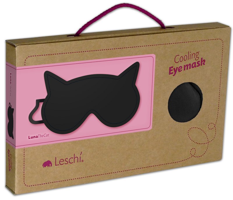 Schlafmaske, warm & kalt, Katze