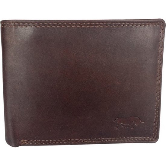 Tegnebog mænd brun RFID anti skum billfold