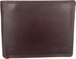 Tegnebog mænd brun RFID anti skum billfold