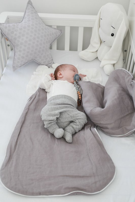 linen baby sleeping bag, baby sleeping sack summer 1 TOG, 1,5 TOG, 2,5 TOG