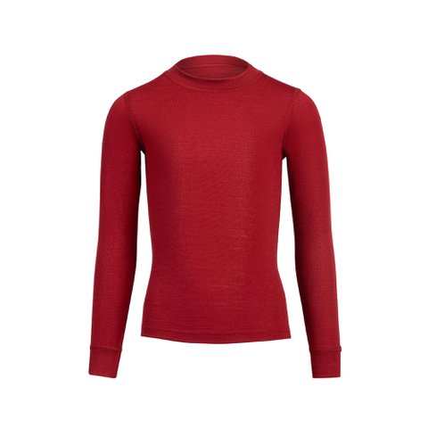 Kinderen '160 thermische lange mouw crew Royal Cherry
