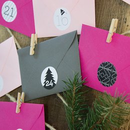 Adventskalender Pink/Graphit