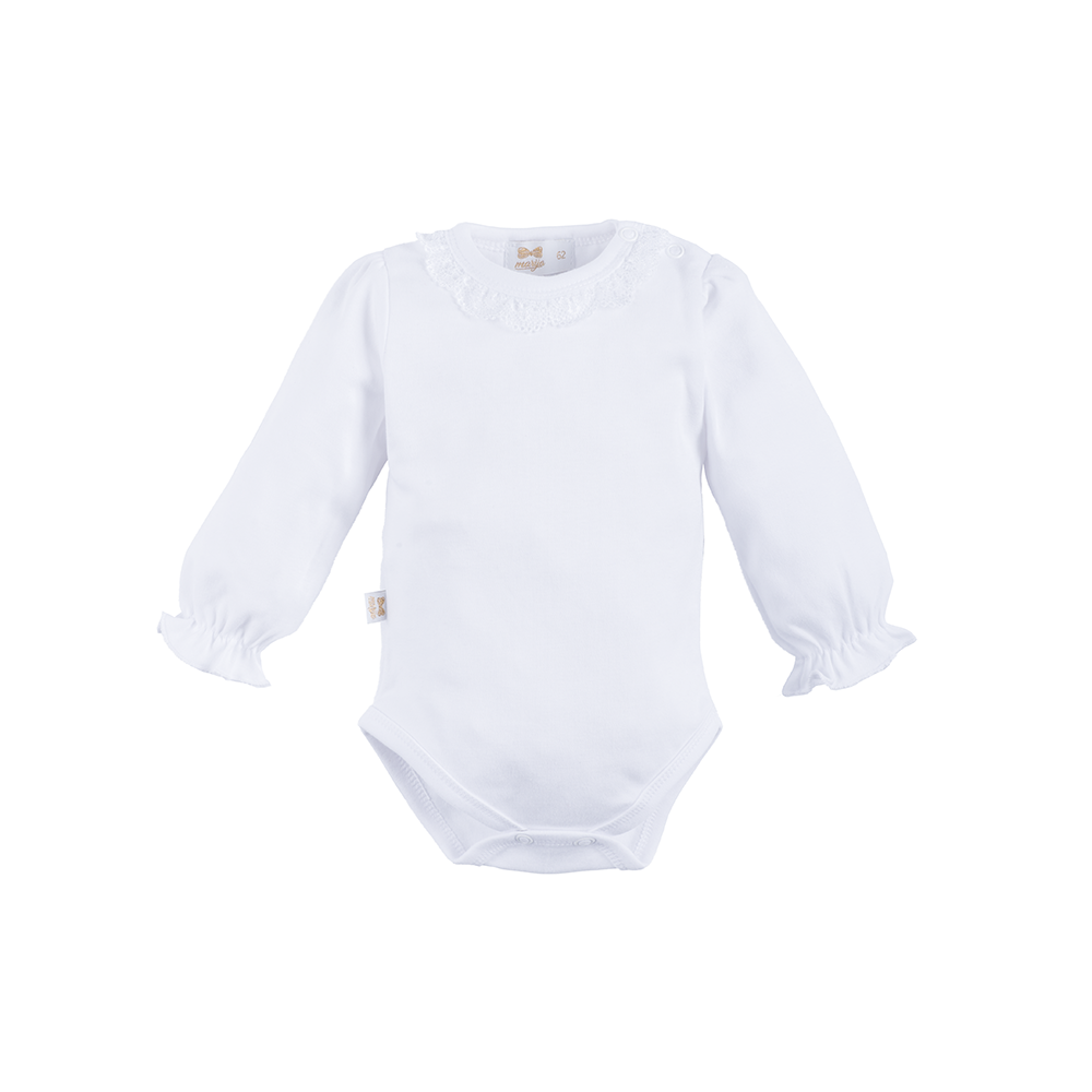 171B body white with puff sleeves