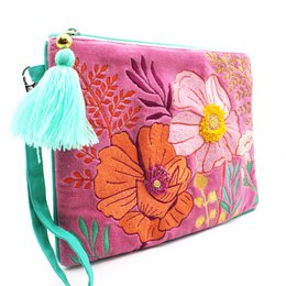 Posy Hot Pink Clutch Bag