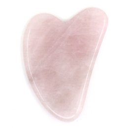 ThermoConfort Eye Mask og Rose Quartz Gua Sha Kit – Termoterapi – Essential Beauty Accessories – Natural Stone – Lifting Tool