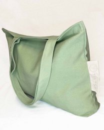 Sacca di tela rima - verde pastello