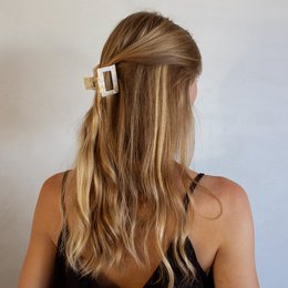 Duurzame haarclip van katoenacetaat | 5cm | Haarclip klein | Garantie tegen breuk