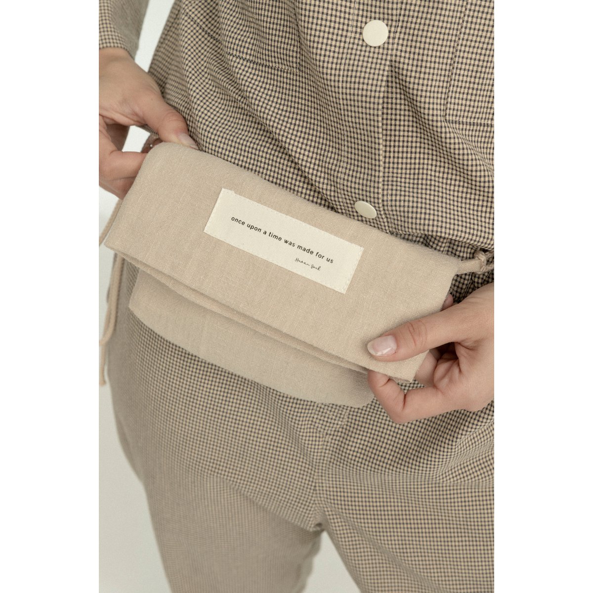 11h Moon Time - Mini borsa di lino