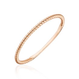Anello Twist, oro rosa 18 carati