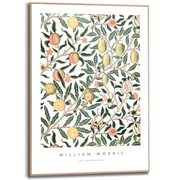 Painting Slim Frame William Morris - fruit or pomegranate 70x50