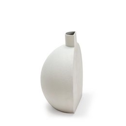 VASE 24X13X25 HVIDMETAL TH1335000