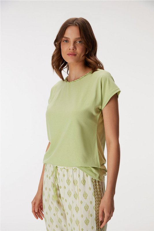 Dahlia 11374 Frauen-T-Shirt & Hosen-Set