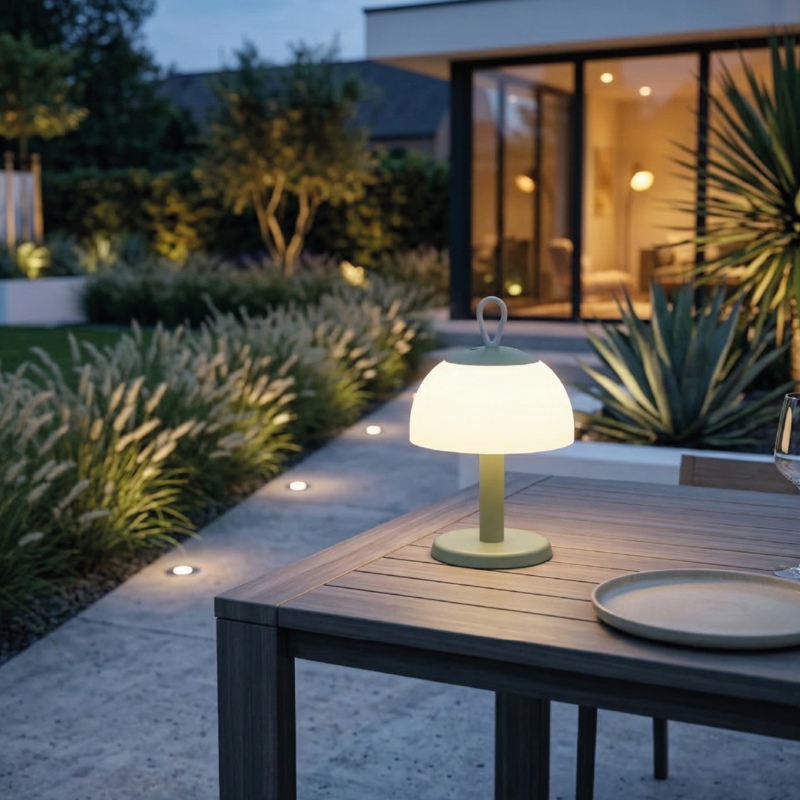 Bordlampe Lesbos 3-i-1 Hvid