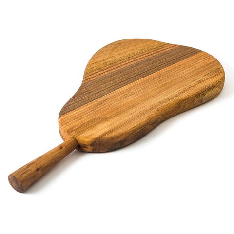 Wooden Cutting Board - Serving Board from Solid Wood Walnut Pear