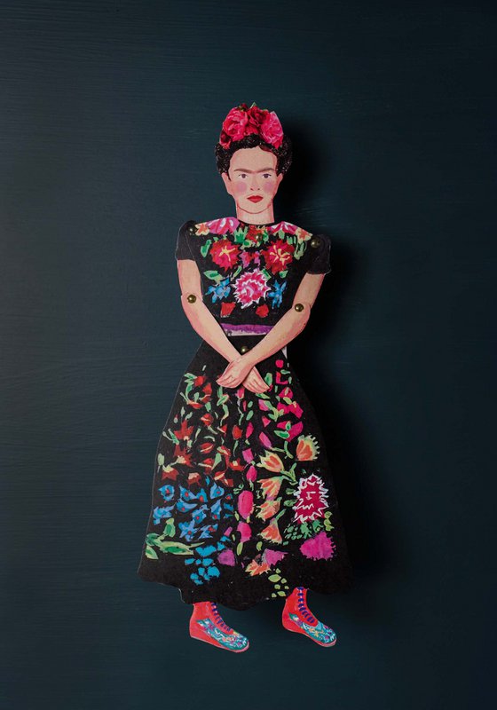 Frida Recortar y hacer títeres