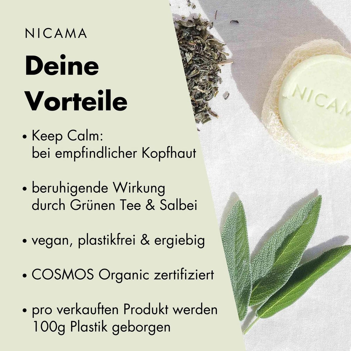 NICAMA - Shampoo solido - Copia di arancia di olivello spinoso (COSMOS).