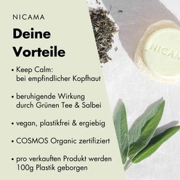 NICAMA - Solid Shampoo - Havtorn Orange (COSMOS) Kopi