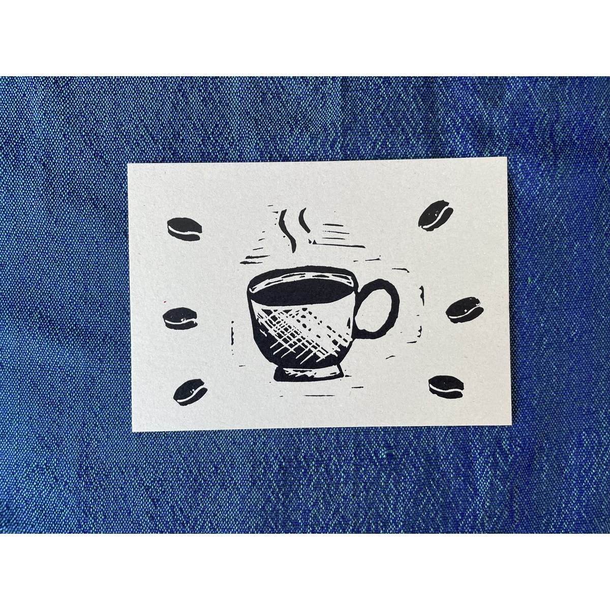 Kaffee-Postkarte