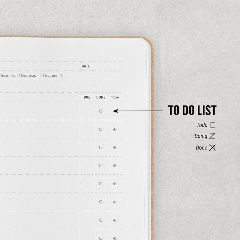 Memos Organización Papelería Cuaderno