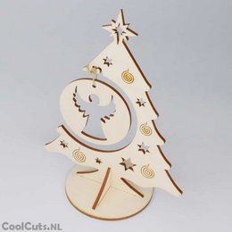 CoolCuts Houten kerstboom 22cm