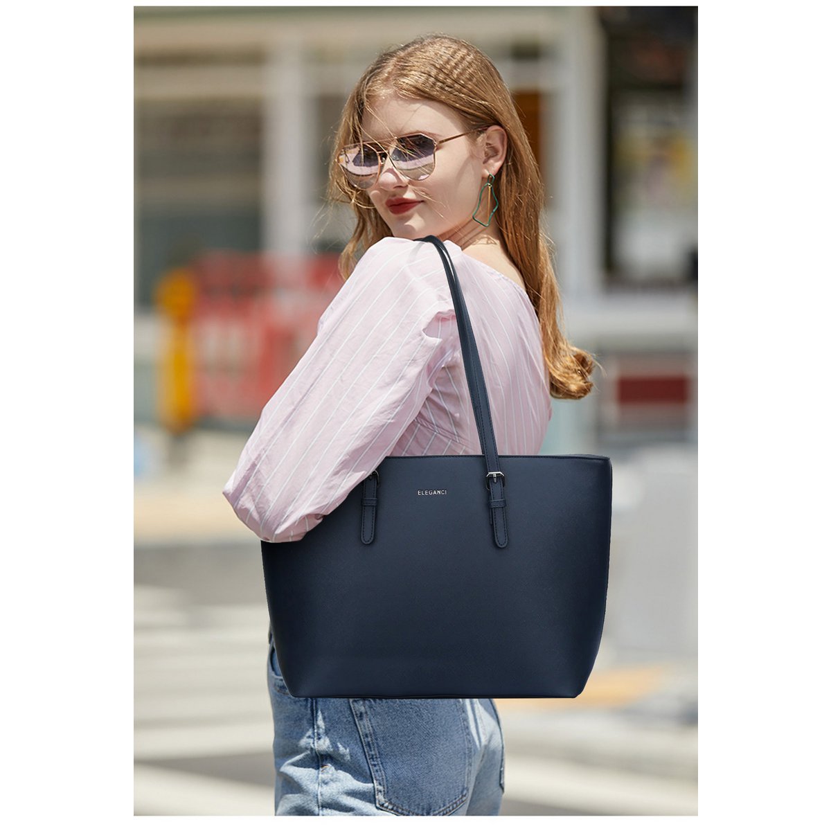 Eleganci EL-22 – Luxe shopper & werktas in vegan leer