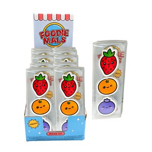Foodiemals Fruit 3 Piece Eraser Set