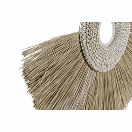 Decorative Figure Natural Black Iron Jute Ethnic
