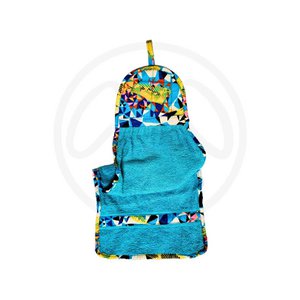 Stoffhandtuch mit afrikanischen Motiven