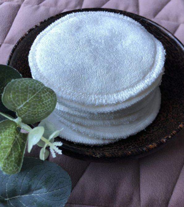 Bambus vaskbare makeupfjernerpuder