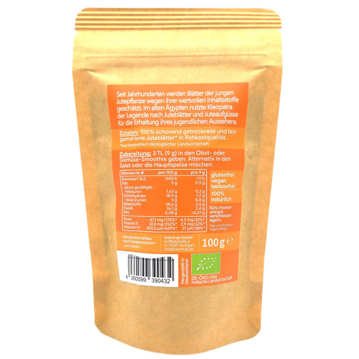 Bio Jute-Pulver