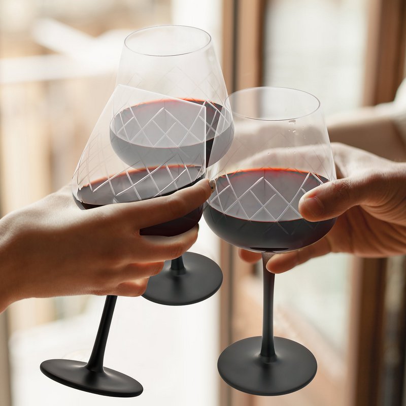 Red wine glasses Crystaluna 4er Set 480 ml