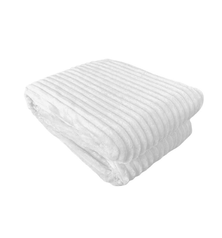 Koset tæppe i ledningsoptik »Boligloft 200x150 cm» Dagligt tæppe med antipillende effekt »Varmt sofa loft
