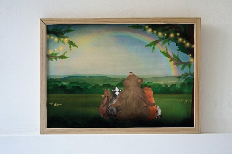 Plakat Ser på regnbuen