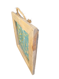 Holzfliese altholländisch v Gogh-Blüte