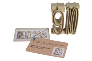 Task cards for the stacking numbers (German) (42 pieces) | Learn math using number blocks