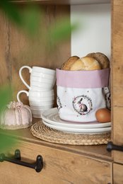 Küchenschürze 70x85 cm Beige Baumwolle