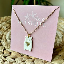 BEAR HUG – Ketting voor kleine meisjes met gouden teddybeer