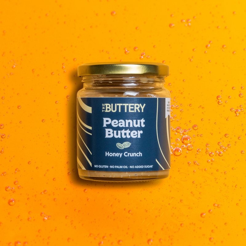 Erdnussbutter mit Honig-Crunch