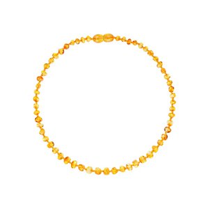 Amber necklace child - honey - 32 cm