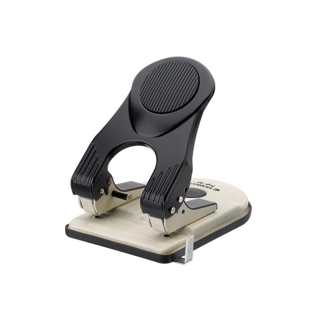 Perforadora Kangaro perfo 40 negra max 40 hojas, con guía, 0,55mm