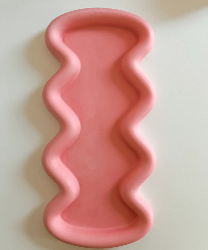 Wavy Tray Pink